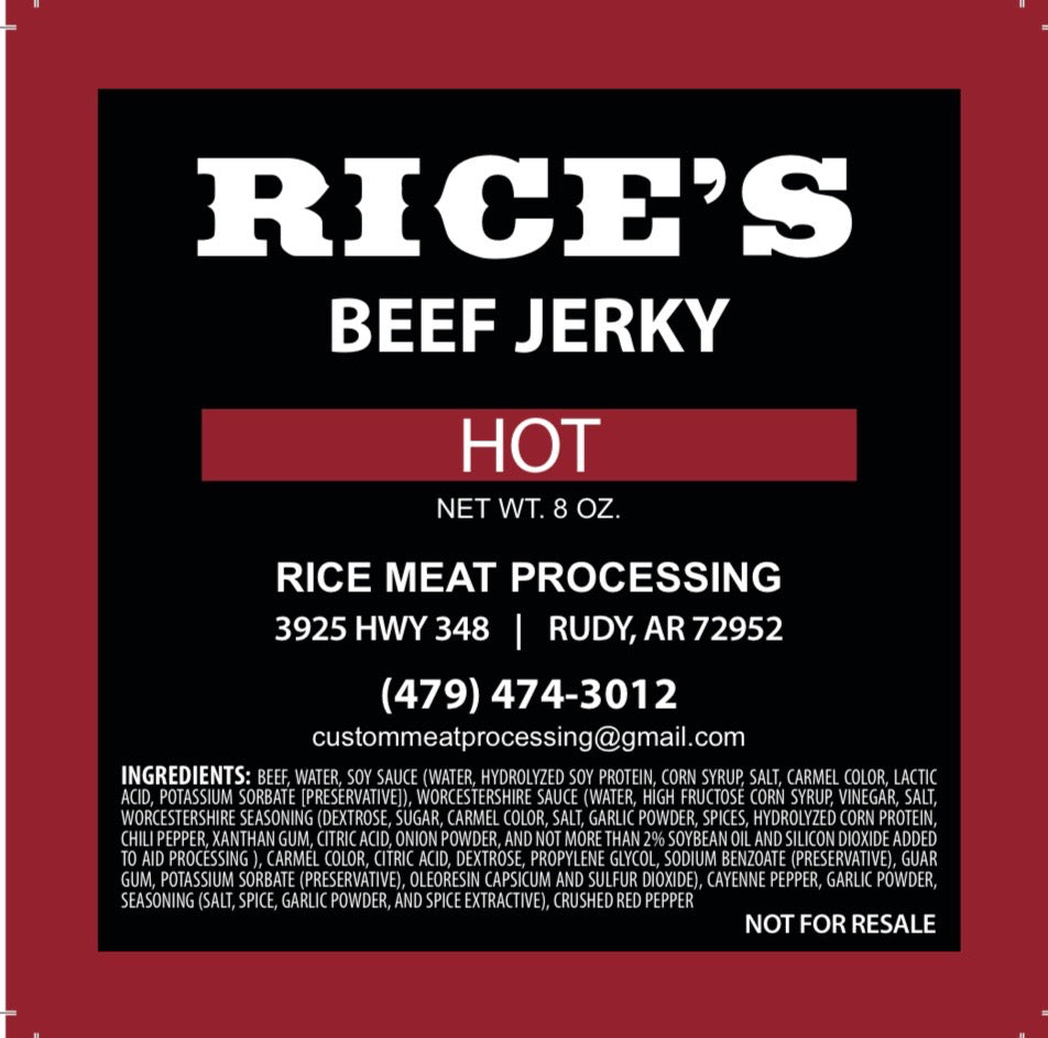 Hot Beef Jerky